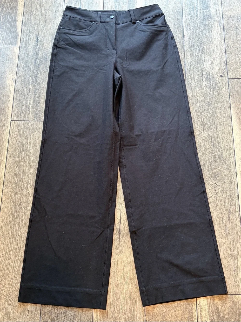 Lululemon City Sleek 5 Pocket Wide-Leg High-Rise Pant *Light Utilitech Black 27